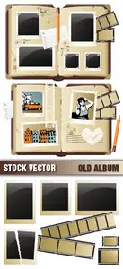 Stock Vector - Old Album