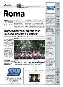 la Repubblica Roma - 17 Settembre 2018