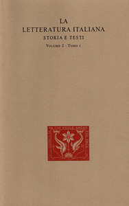 Gianfranco Contini - La letteratura italiana. Storia e testi. Poeti del Duecento. Vol.2 tomo I (1960)