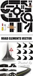 Road Elements Vector