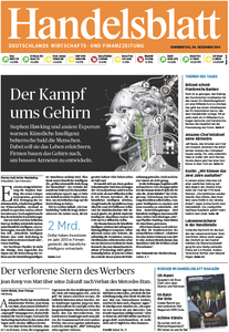 Handelsblatt vom Donnerstag, 04. Dezember 2014
