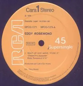 Eddy Rosemond - (Wake Up And Move) Funk It (7'')