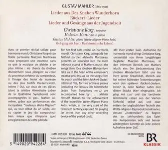 Christiane Karg, Malcolm Martineau - Gustav Mahler: Erinnerung - Lieder (2020)