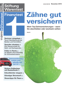 Finanztest No. 11 - November 2016