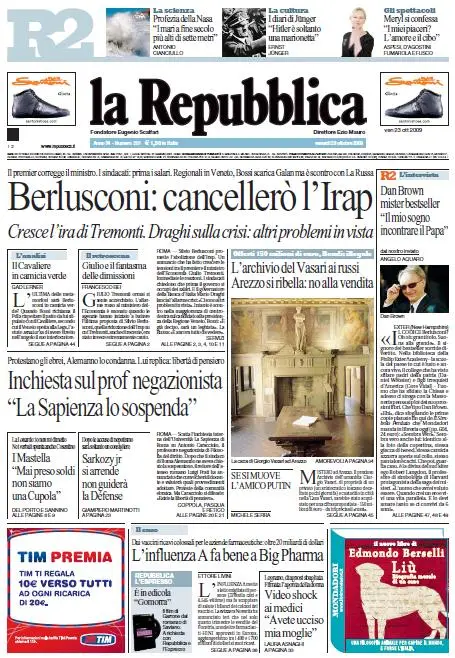 La Repubblica (23-10-09)