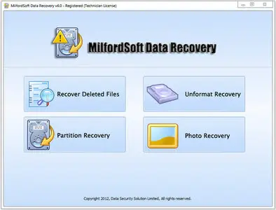 MilfordSoft Data Recovery 4.0 Technician Portable