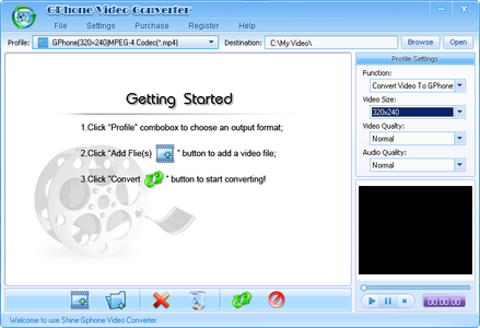 Shine Gphone Video Converter 1.00