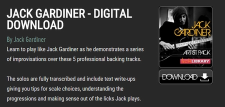 Lick Library: Jack Gardiner - Artist Pack