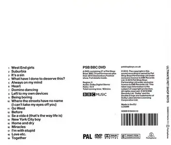 Pet Shop Boys - Ultimate (2010) {CD/DVD, Deluxe Edition}