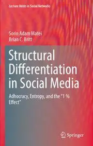 Structural Differentiation in Social Media: Adhocracy, Entropy, and the "1 % Effect"