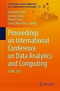 Proceedings on International Conference on Data Analytics and Computing