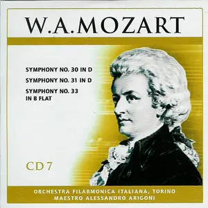 W.A.Mozart - 46 Symphonies (Alessandro Arigoni) CD7 of 10