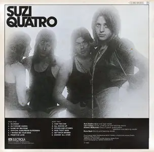 Suzi Quatro - Suzi Quatro (RAK, EMI Electrola 1C 062-94 809) (GER 1973) (Vinyl 24-96 & 16-44.1)