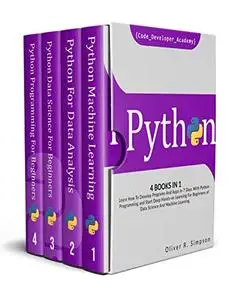 PYTHON: 4 BOOKS IN 1