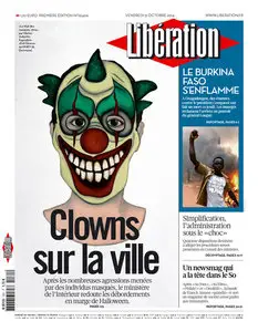Liberation Du Vendredi 31 Octobre 2014