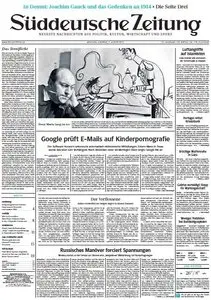Süddeutsche Zeitung vom Dienstag, 05. August 2014