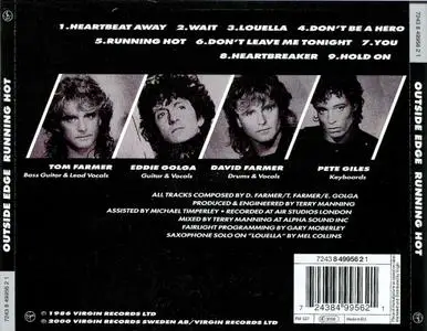Outside Edge - Running Hot (1986)