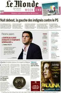 Le Monde du Dimanche 10 et Lundi 11 Avril 2016