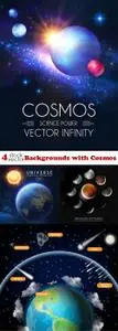 Vectors - Backgrounds with Cosmos