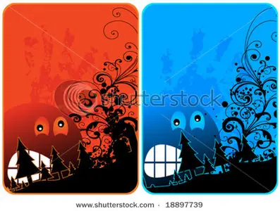 Vector Halloween Card