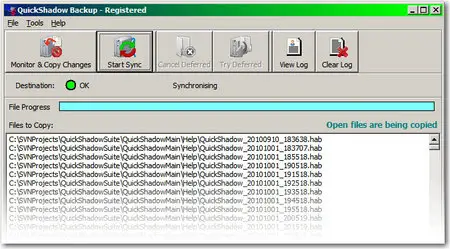 QuicklyTech QuickShadow Backup v2.1.0.0