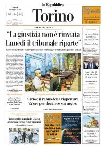 La Repubblica Torino - 8 Maggio 2020