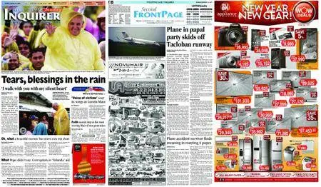 Philippine Daily Inquirer – January 18, 2015