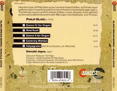 Philip Glass - Glass Organ Works - Donald Joyce (1993) {Catalyst 09026 61825 2}