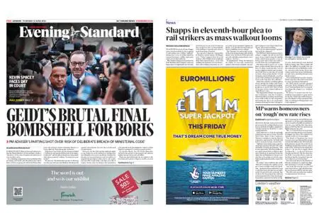 London Evening Standard – June 16, 2022