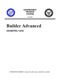 US Navy Construction Course Builder&Builder Advanced |PDF|3x350p| 13.3Mb+8Mb+8Mb