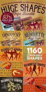 CreativeMarket - 2200 Shapes Mega Bundle