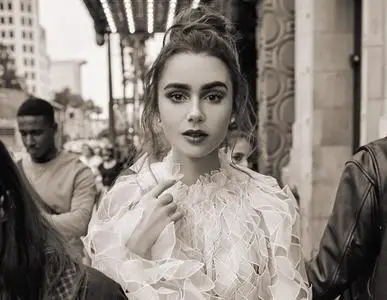 Lily Collins by Morelli Brothers for PAPER Magazine February 2019