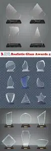 Vectors - Realistic Glass Awards 4