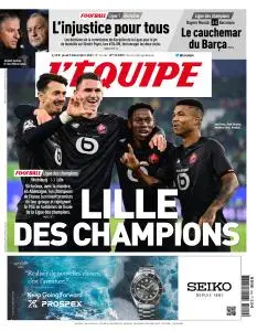 L’equipe du Jeudi 9 Décembre 2021