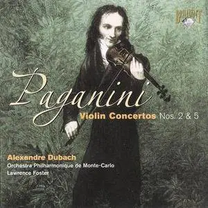 Alexandre Dubach - Paganini: Violin Concertos Nos. 2 & 5 (2009)