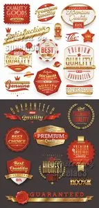 Premium Quality Labels Vector 2