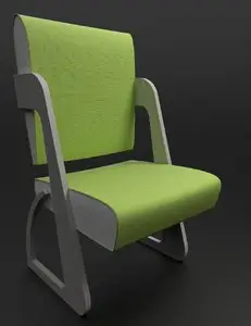 3D model of arm-chair