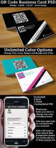 Graphicriver QR Code Business Card - Unlimited Colors