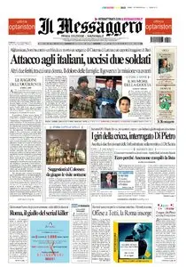 IL MESSAGGERO DEL 18  MAGGIO 2010
