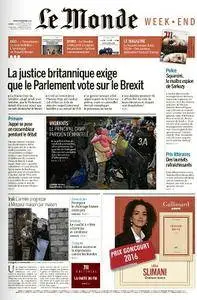 Le Monde du Samedi 5 Novembre 2016