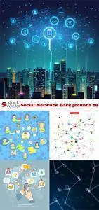 Vectors - Social Network Backgrounds 29