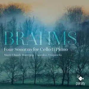 Marie-Claude Bantigny & Karolos Zouganelis - Brahms: Four Sonatas for Cello & Piano (2023) [Official Digital Download 24/88]