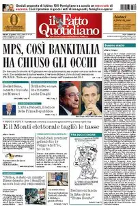 Il Fatto Quotidiano (29-01-13)
