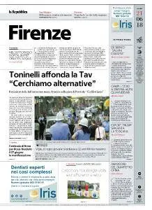 la Repubblica Firenze - 21 Giugno 2018