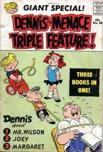 Dennis the Menace 1965-03 Giant 028 Triple Feature Fawcett