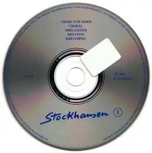 Karlheinz Stockhausen - Chöre für Doris, Kreuzspiel etc (1991) {Stockhausen-Verlag No. 1}