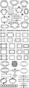 Vectors - Decorative Vintage Frames 25