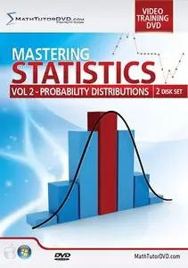Math Tutor DVD - Mastering Statistics: Volume 2 - Probability Distributions, 2 DVD-set