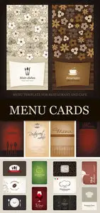 Menu Cards Vector