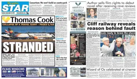 Shropshire Star Shrewsbury Edition – September 24, 2019